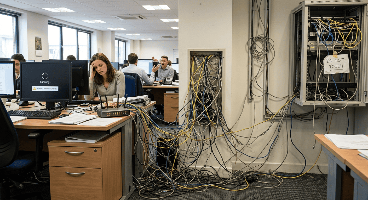 7 Frustrating Signs Your Office Network Cabling Needs an Upgrade